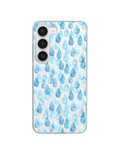 Funda Blingy's para Samsung Galaxy S23 6.1" TPU Transparente Gotas de Lluvia