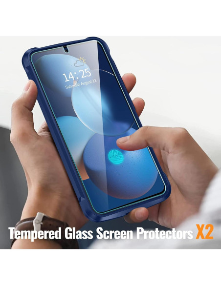 Funda Transparente Oterkin para Samsung Galaxy S23 Plus - Marino