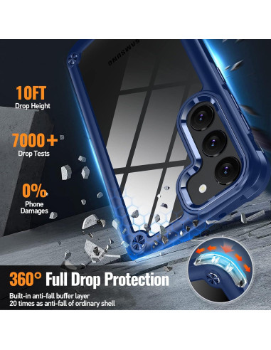 Funda Transparente Oterkin para Samsung Galaxy S23 Plus - Marino