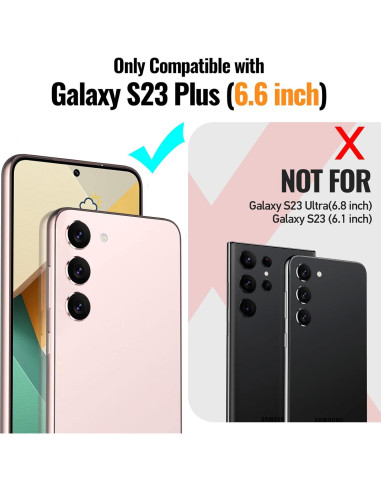 Funda Transparente Oterkin para Samsung Galaxy S23 Plus - Marino