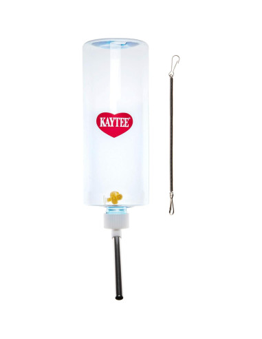 Botella de Agua Kaytee Clear View 0.95 L para Conejos y Cobayas