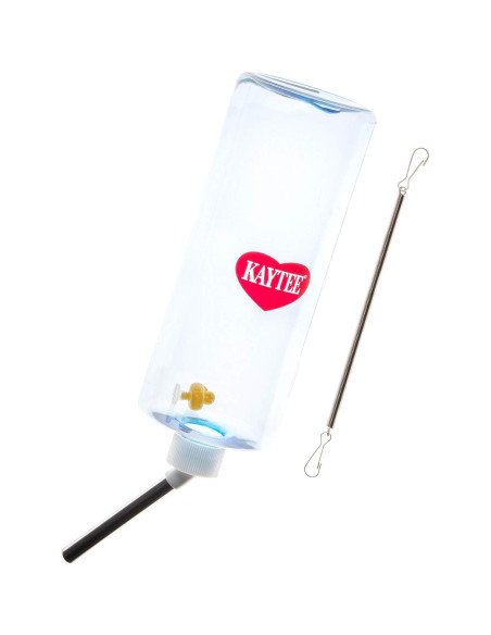 Botella de Agua Kaytee Clear View 0.95 L para Conejos y Cobayas