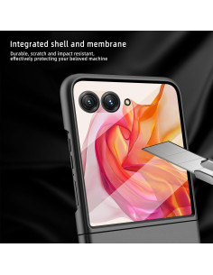 Funda para Motorola Razr Plus 2024 con protector de pantalla 2