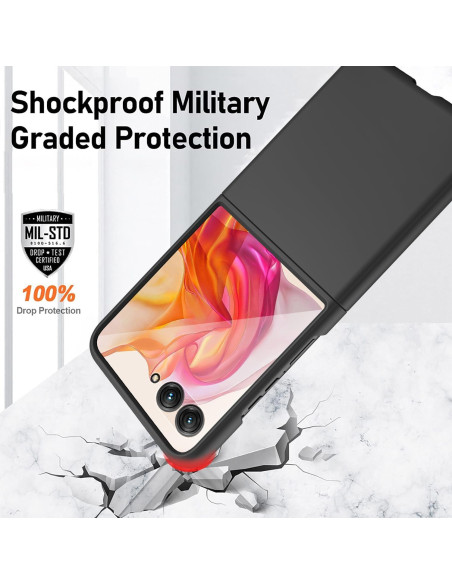 Funda para Motorola Razr Plus 2024 con protector de pantalla Funda para Motorola Razr Plus 2024 con protector de pantalla