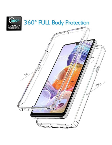 Funda Transparente para LG Stylo 6 - Tothedu, Resistente a Golpes