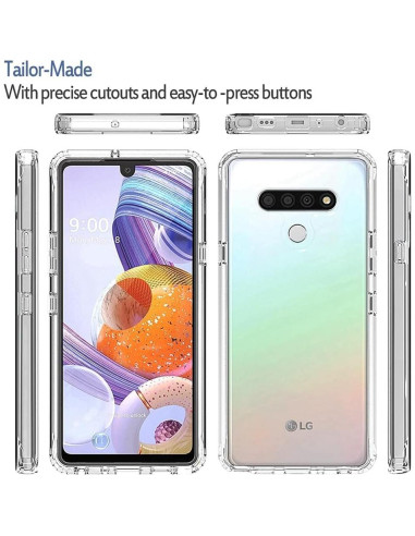 Funda Transparente para LG Stylo 6 - Tothedu, Resistente a Golpes