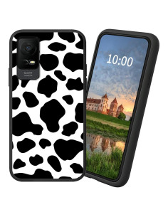 Funda TPU suave Dikoer para TCL Ion X/V 6.0" estampado vaca