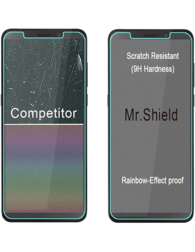 Protector de Pantalla Mr.Shield para Alcatel Lumos y Axel - 3 PCS Vidrio Templado 9H