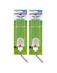 Botella de Agua Clara Kaytee para Pequeños Animales 0.47L - 2 Unidades