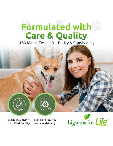 Suplemento de Semilla de Lino Orgánico Lignanos 15mg 90 Cápsulas