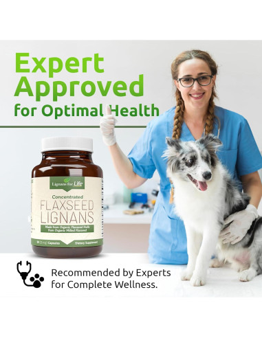 Suplemento de Semilla de Lino Orgánico Lignanos 15mg 90 Cápsulas