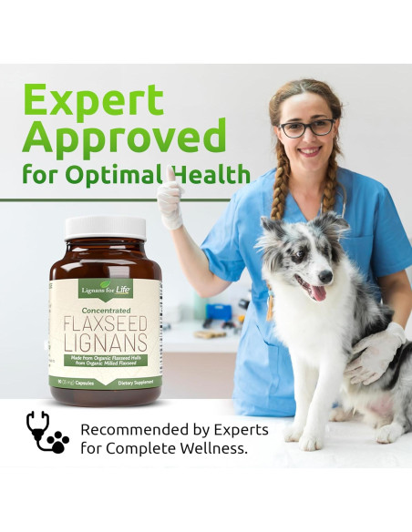 Suplemento de Semilla de Lino Orgánico Lignanos 15mg 90 Cápsulas