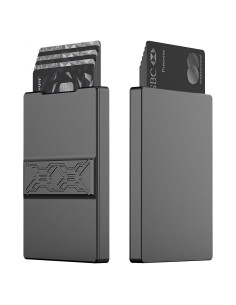 Billetera Metálica Slim Yositochuan con Bloqueo RFID - 6 a 8 Tarjetas