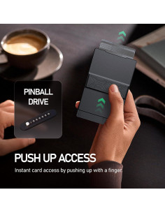 Billetera Metálica Slim Yositochuan con Bloqueo RFID - 6 a 8 Tarjetas 2