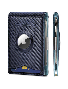 Billetera delgada para hombres Bulliant con bloqueo RFID 11 tarjetas