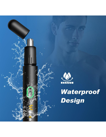 Recortador de Vello Nasal Winsea - Eléctrico 360 Impermeable