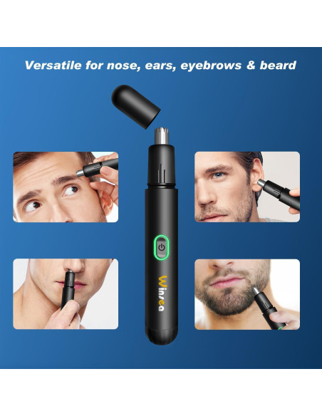 Recortador de Vello Nasal Winsea - Eléctrico 360 Impermeable