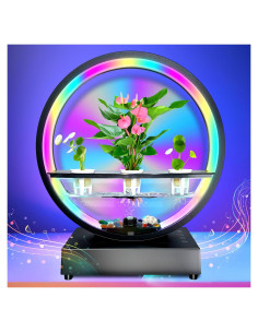 Lámpara de Mesa LED RGB Eoako con Altavoz Bluetooth 32cm