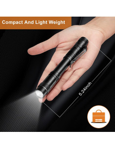 Linterna Lápiz LED Honoson 6 Piezas Compacta Resistente al Agua 2