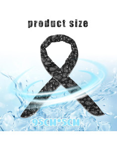 Bufandas Refrigerantes de Cuello Coume 6 Piezas Verano 2