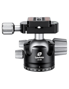 Cabezal de trípode Leofoto LH-36, 84mm, carga 18kg, QR