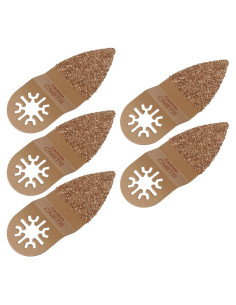 CNBTR 5 Piezas Almohadillas de Lijado Universal para Herramienta Oscilante