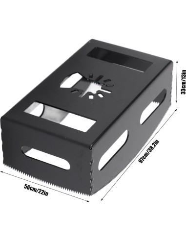 Cortador de Ranura Rectangular Hopoint, Acero Alta Velocidad 97x56mm