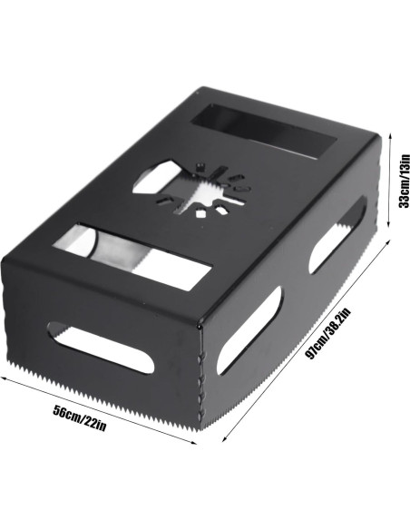 Cortador de Ranura Rectangular Hopoint, Acero Alta Velocidad 97x56mm