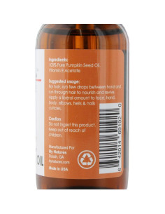 Aceite Esencial de Semilla de Calabaza 100% Puro By Natures 2