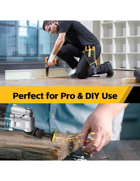 30 Cuchillas Oscilantes Titanio Tooltrail para Metal y Madera