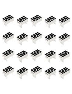Tubo Digital LED 7 Segmentos 0.56" Ánodo Común Rojo 10 Pines