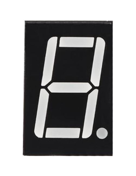 Tubo Digital LED 7 Segmentos 0.56" Ánodo Común Rojo 10 Pines