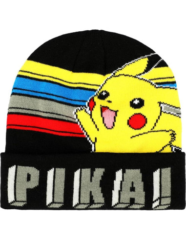 Gorro y Guantes de Punto Bioworld Pokémon Pikachu