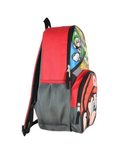 Mochila Escolar Super Mario Bioworld 16" con Luz LED 2