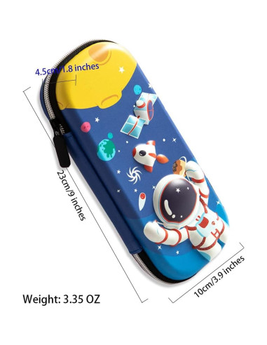 Estuche de lápices 3D EVA Cartoon BAUBLE CROWN Astronauta