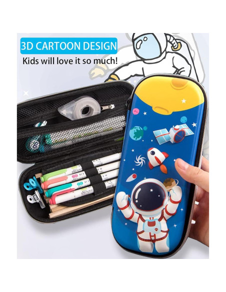 Estuche de lápices 3D EVA Cartoon BAUBLE CROWN Astronauta Estuche de lápices 3D EVA Cartoon BAUBLE CROWN Astronauta