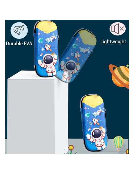 Estuche de lápices 3D EVA Cartoon BAUBLE CROWN Astronauta Estuche de lápices 3D EVA Cartoon BAUBLE CROWN Astronauta