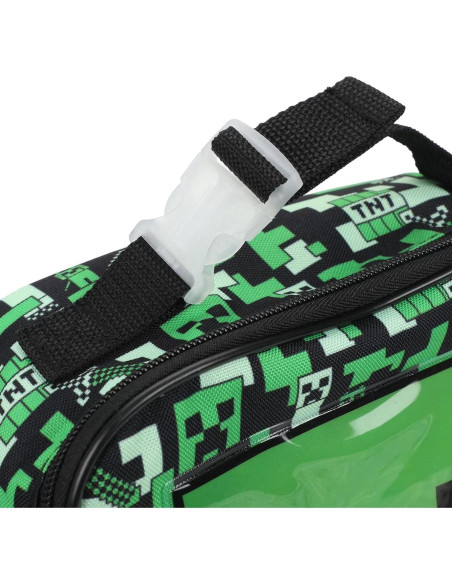 Caja de Almuerzo Aislada Minecraft Bioworld 26x23cm