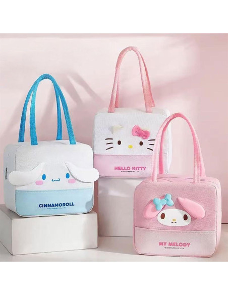 Bolsa de Almuerzo Zmioviq Rosa Anime 7L Reutilizable y Aislante