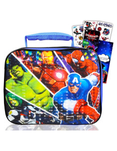 Conjunto de Almuerzo Marvel Avengers para Niños con Stickers