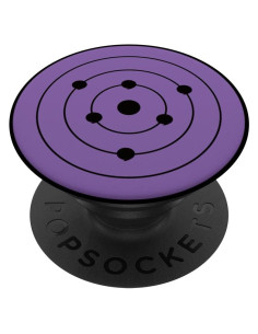 PopSockets Adhesivo PopGrip Anime Manga Negro Púrpura
