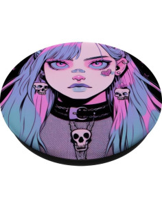 PopSocket Estándar PopGrip Chica Anime Goth 10.9x8.6cm 2