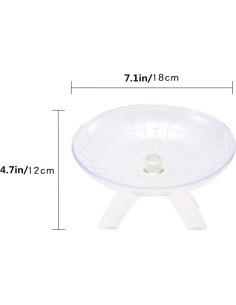 Rueda de Ejercicio Silenciosa ACEDIVA para Hámsters 18x12 cm 2
