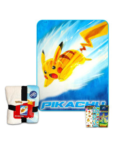 Manta de Lanzamiento Pikachu Pokemon 203x152 cm para Niños