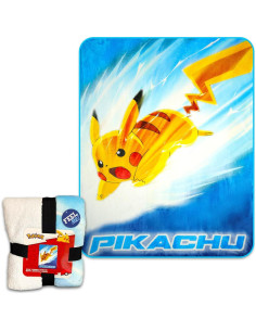 Manta de Lanzamiento Pikachu Pokemon 203x152 cm para Niños 2