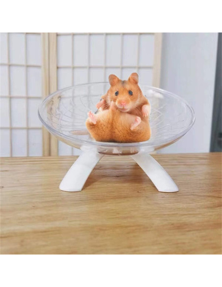 Rueda de Ejercicio Silenciosa ACEDIVA para Hámsters 18x12 cm