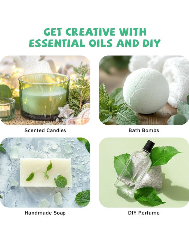 Aceite Esencial de Menta MAYJAM 100ml - Aromaterapia y Cuidado