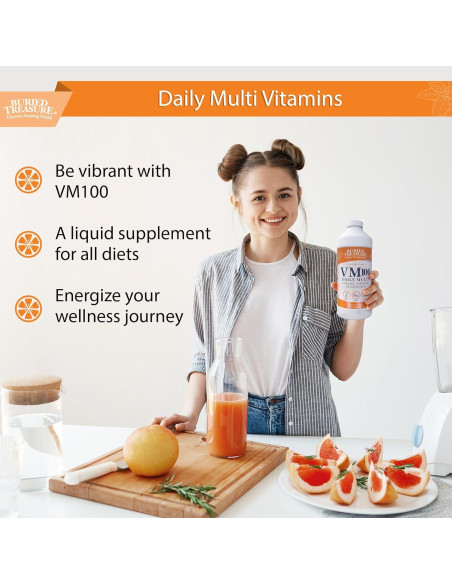 Suplemento Líquido Completo Buried Treasure VM100 907g