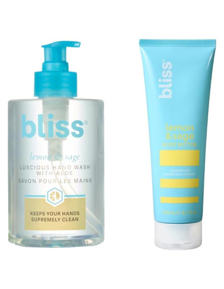 Duo Jabón de Manos y Manteca Corporal Bliss - Limón y Salvia
