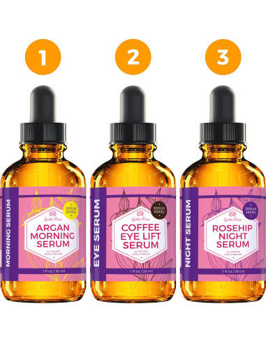 Suero Iluminador para Ojos Leven Rose 30 ml - Anti-envejecimiento